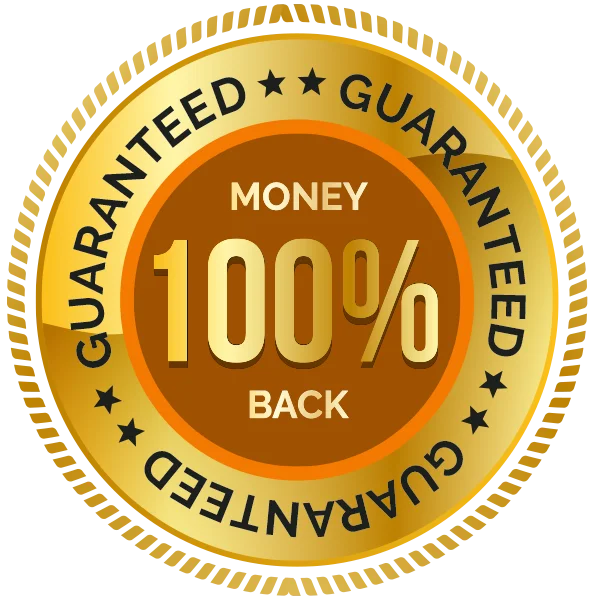 60-day money-back guarantee seal